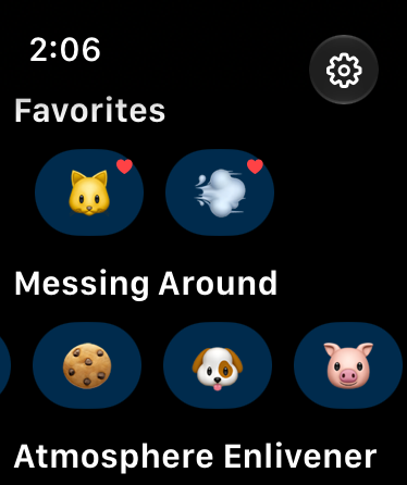 Your Favorites list