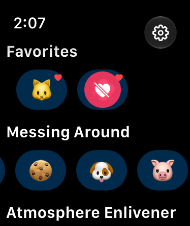 Tap the heart to save a sound